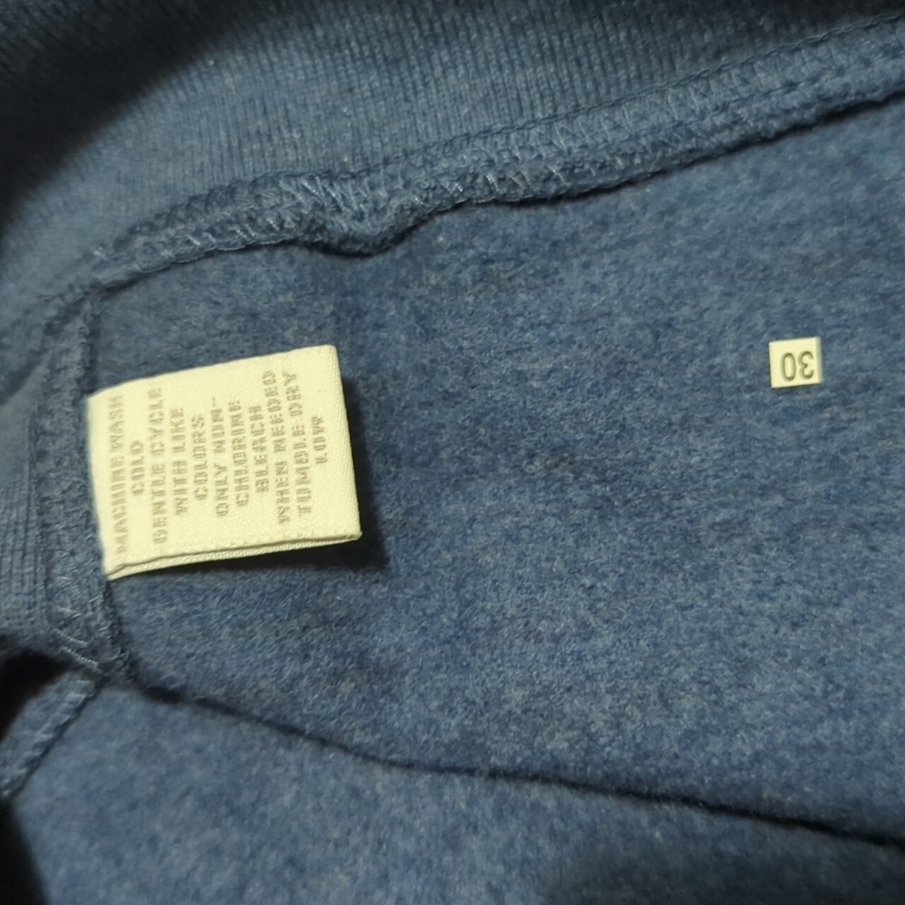 NWT Blue Fleece Sweatshirt - Charter Club - Size: Petite/Small - Picture 4 of 5